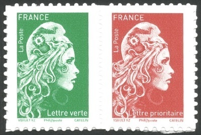 RFADHP1653 - Philatelie 50 - Timbre autoadhésif N°P1653 - timbres de France autoadhésif type Marianne d'Yz