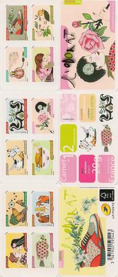 RFBC1033 - Philatélie - Carnet de timbres de France autoadhésifs N° Yvert et Tellier RFBC1033 - Carnet adhésifs - Timbres de France