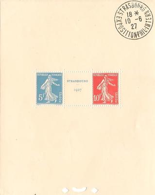 RFBF2a - Philatélie - Bloc feuillet de France N° Yvert et Tellier 2a - Timbres de collection