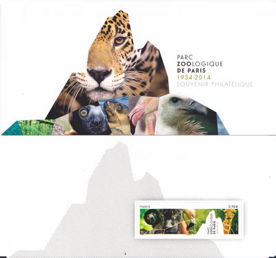 RFBS96ZOOPARIS - Philatélie - Bloc souvenir N° Yvert et Tellier 96 zoo de paris - Timbres de France