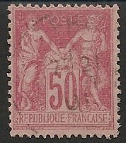 RFCL104 - Philatélie - Timbre de france classique N° Yvert et Tellier 104 oblitéré - Timbres classiques de France