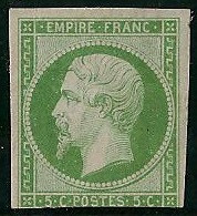 RFCL12char150€ - Philatélie - Timbre de france classique N° Yvert et Tellier 12 charnière - Timbres classiques de France