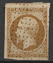 RFCL13Bobli20€ - Philatélie - Timbre de france classique N° Yvert et Tellier 13B e - Timbres classiques de France