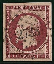 RFCL18faux- Philatélie - Timbre de france classique N° Yvert et Tellier 18 oblitéré faux sperati - Timbres classiques de France