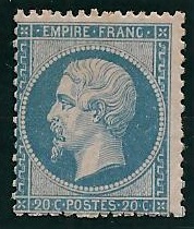 RFCL22char- Philatélie - Timbre de france classique N° Yvert et Tellier 22 charnière - Timbres classiques de France