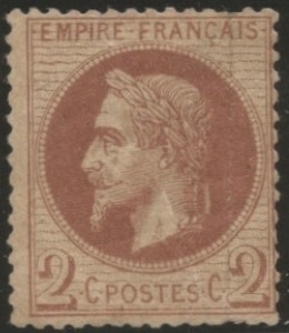 RFCL26B* - Philatelie 50 - Timbre de France N° 26B neuf charnière