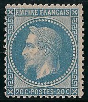 RFCL29Bchar - Philatélie - Timbre de france classique N° Yvert et Tellier 29B charnière - Timbres classiques de France