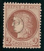 RFCL51obli - Philatélie - Timbre de france classique N° Yvert et Tellier 51 oblitéré - Timbres classiques de France
