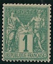 RFCL61-68 - Philatélie - Timbre de france classique N° Yvert et Tellier 61 charnière - Timbres classiques de France