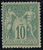 RFCL65 - Philatélie - Timbre de france classique N° Yvert et Tellier 65 neuf - Timbres classiques de France