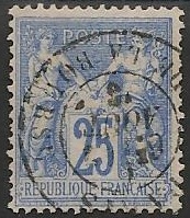 RFCL68 - Philatélie - Timbre de france classique N° Yvert et Tellier 68 oblitéré - Timbres classiques de France