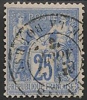 RFCL68 - Philatélie - Timbre de france classique N° Yvert et Tellier 68 oblitéré - Timbres classiques de France