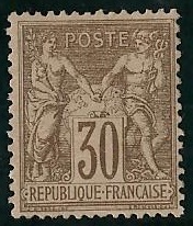 RFCL69-150  - Philatélie - Timbre de france classique N° Yvert et Tellier 69 charnière - Timbres classiques de France