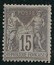 RFCL77 - Philatélie - Timbre de france classique N° Yvert et Tellier 77 charnière - Timbres classiques de France