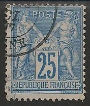 RFCL79 - Philatélie - Timbre de france classique N° Yvert et Tellier 79 oblitéré - Timbres classiques de France