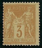 RFCL86-95 - Philatélie - Timbre de france classique N° Yvert et Tellier 86 charnière - Timbres classiques de France