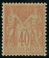 RFCL94-75 - Philatélie - Timbre de france classique N° Yvert et Tellier 94 charnière - Timbres classiques de France