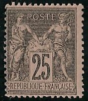 RFCL97-30 - Philatélie - Timbre de france classique N° Yvert et Tellier 18 charnière - Timbres classiques de France