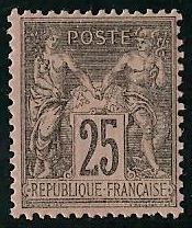 RFCL97-49 - Philatélie - Timbre de france classique N° Yvert et Tellier 97 charnière - Timbres classiques de France