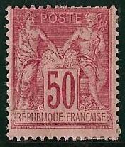 RFCL98-40€ - Philatélie - Timbre de france classique N° Yvert et Tellier 98 charnière - Timbres classiques de France