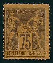 RFCL99 - Philatélie - Timbre de france classique N° Yvert et Tellier 99 neuf charnière - Timbres classiques de France