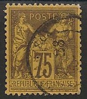 RFCL99 - Philatélie - Timbre de france classique N° Yvert et Tellier 99 oblitéré - Timbres classiques de France