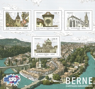 RFF5807 - Philatélie 50 - Feuillet de France N° YT F5807 - Berne, Capitales européennes