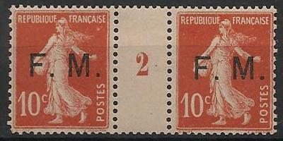 RF.FM5MILLESIME2 - Philatélie - Timbres de France Millésime 2 N° yvert et tellier FM5 - Timbres de collection