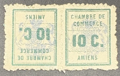 RFGrève1b - Philatelie 50 - timbre de Grève N°1 b Tête Bêche