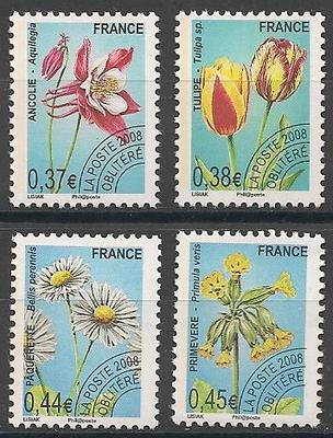 RFP253-256 - Philatelie - Timbres de France préoblitéré N° Yvert et Tellier 253 à 256 - Timbres de collection