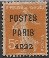 RFP30Obli - Philatelie - Timbre de France préoblitéré N° Yvert et Tellier 30 oblitéré - Timbres de collection