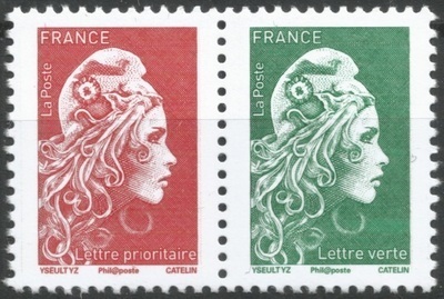 RFP5252/53 - Philatelie 50 - Timbre de France N°Paire 5252/53 - paire de timbres de France Marianne d'YZ au type Marianne engagée