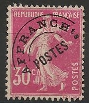 RFP59 - Philatelie - Timbre de France préoblitéré N° Yvert et Tellier 59 - Timbres de collection