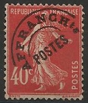 RFP64 - Philatelie - Timbre de France préoblitéré N° Yvert et Tellier 64 - Timbres de collection