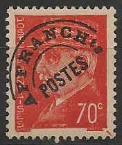 RFP84 - Philatelie - Timbre de France préoblitéré N° Yvert et Tellier 84 - Timbres de collection