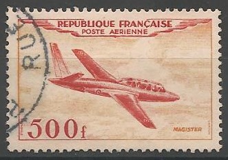 RFPA32O - Philatélie - Timbre de France Poste Aérienne N°Yvert et Tellier 32 oblitéré - Timbres de collection