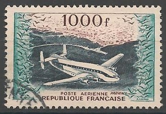 RFPA33O - Philatélie - Timbre de France Poste Aérienne N°Yvert et Tellier 33 oblitéré - Timbres de collection