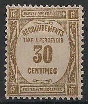 RFTAXE57 - Philatélie - Timbre de France Taxe N° Yvert et Tellier 57 - Timbres de collection