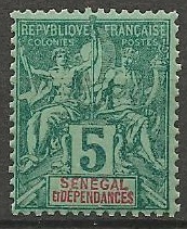 SEN11 - Philatelie - Timbre du Sénégal N° Yvert et Tellier 11 - Timbres de colonies françaises