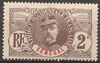 SEN31 - Philatelie - Timbre du Sénégal N° Yvert et Tellier 31 - Timbres de colonies françaises