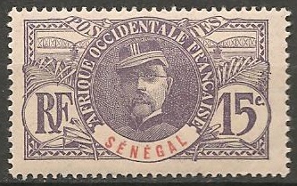 SEN35 - Philatelie - Timbre du Sénégal N° Yvert et Tellier 35 - Timbres de colonies françaises