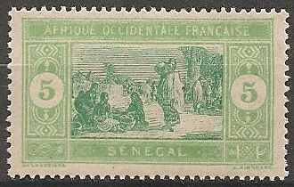 SEN56 - Philatelie - Timbre du Sénégal N° Yvert et Tellier 56 - Timbres de colonies françaises