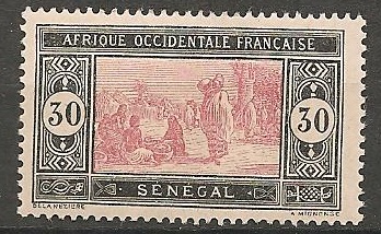 SEN61 - Philatelie - Timbre du Sénégal N° Yvert et Tellier 61 - Timbres de colonies françaises