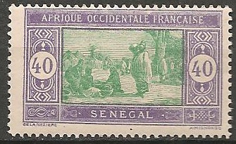 SEN63 - Philatelie - Timbre du Sénégal N° Yvert et Tellier 63 - Timbres de colonies françaises