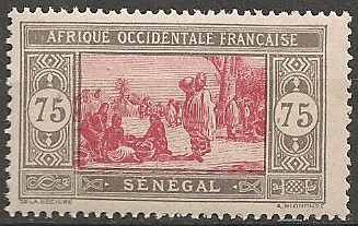 SEN66 - Philatelie - Timbre du Sénégal N° Yvert et Tellier 66 - Timbres de colonies françaises