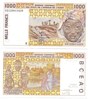 Sénégal - Pick 711Kl - Billet de collection de la Banque centrale des Etats de l'Afrique de l'Ouest - Billetophilie.jpeg