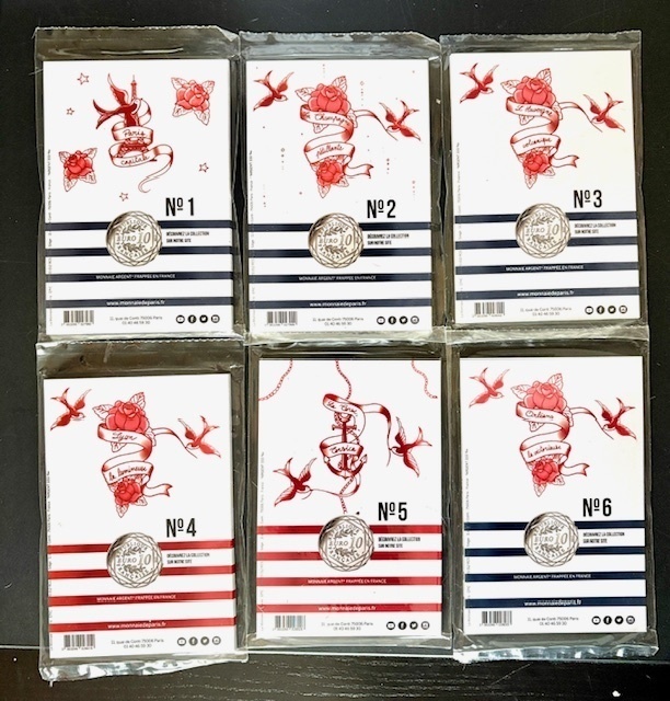 Série10€JPG-verso1 - Philatélie 50 - 10€ jean paul Gaultier - pièces Euro