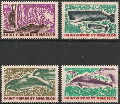 SPM391-394 - Philatélie - Timbres de Saint Pierre et Miquelon N° YT 391 à 394 - Timbres de collection