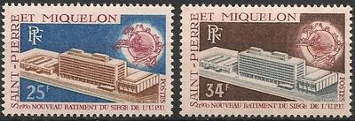 SPM399-400 - Philatélie - Timbres de Saint Pierre et Miquelon N° YT 399 à 400 - Timbres de collection