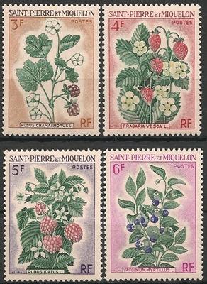 SPM401-404 - Philatélie - Timbres de Saint Pierre et Miquelon N° YT 401 à 404 - Timbres de collection